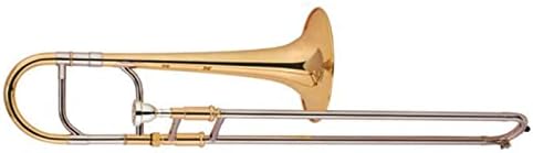 KESHUO Trombón estándar Trombón Alto Junior Tone EB De Laca Dorad...