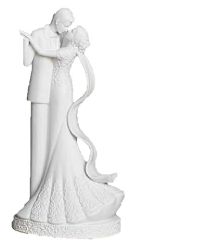 to-Have-and-to-Hold-Wedding-Couple-Bride-and-Groom-Porcelain-Cake-Topper to Have and to Hold Wedding Couple Bride and Groom Porcelain Cake Topper