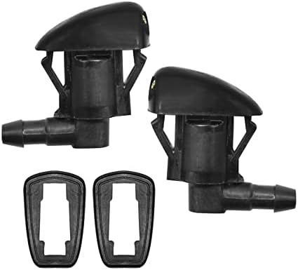 Windshield Washer Nozzle 25823360 for 2007-2013 GMC Acadia, 2007-2010 Saturn Outlook, 2013-2017 Chevrolet Traverse, 2 PCS Windshield Wiper Nozzle