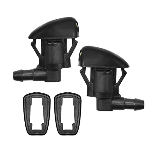 Windshield Washer Nozzle 25823360 For 2007-2013 Gmc Acadia, 2007-2010 Saturn Outlook, 2013-2017 Chevrolet Traverse, 2 Pcs Windshield Wiper Nozzle #TOP3