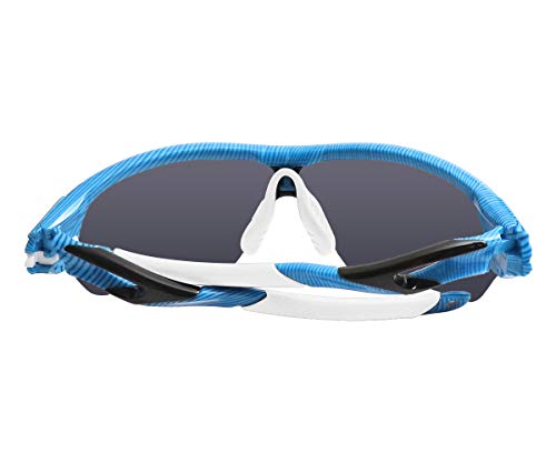 Image of SAUCER Replacement Nose Pieces Pads & Earsocks Temple Sleeve Rubber Kit for Oakley RadarLock Path | Pitch|Edge | XL Sunglass