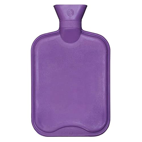 Hometop Premium Classic Rubber Hot Water Bottle, Great For Pain Relief, Hot And Cold Therapy (2 Liters, Purple) #TOP1