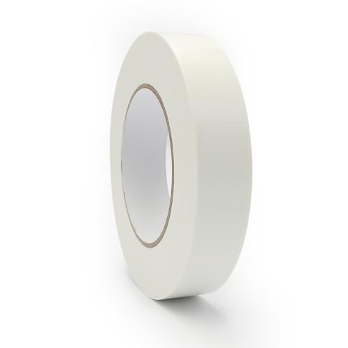 Image of Multi Purpose White Duct Tape 1 Inch X 44 Yards, Heavy Duty Strong Adhesive Tape, No Residue, Waterproof All Weather, Tear by Hand, Industrial Repairs.