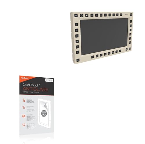 BoxWave Screen Protector Compatible With MilDef MDU1501 - ClearTouch Anti-Glare (2-Pack), Anti-Fingerprint Matte Film Skin