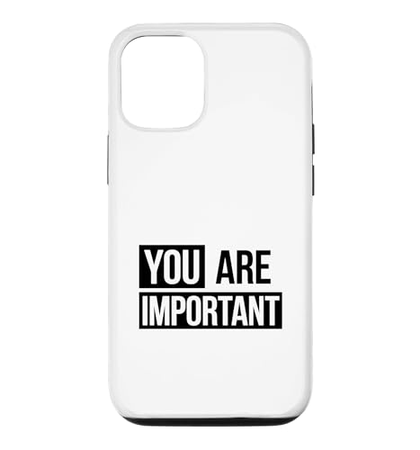 You Are Important ���`�x�[�V�����̈��p �X�}�z�P�[�X iPhone 12/12 Pro �p