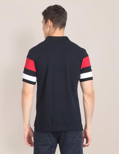 Image of U.S. Polo ASSN. Solid Slim Fit Polo T Shirts for Men - 100% Cotton, Half Sleeves Mens Tshirt