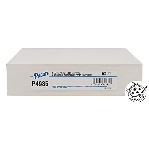 UCREATE Package, White, 90 lb, 6" x 9"