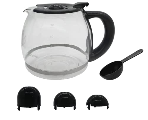 Universal 12-Cup Glass Carafe Black