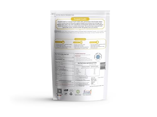Image of Indian Kitchen Foods Instant Punjabi Kadhi - Freeze Dried, Gluten-Free, Ready-to-Eat Indian Vegetarian Meal