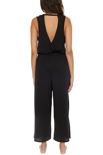 BECCA womens Beach Date Jumpsuit, Casual, Sleeveless With Pockets, Beach Cover Ups for Women2