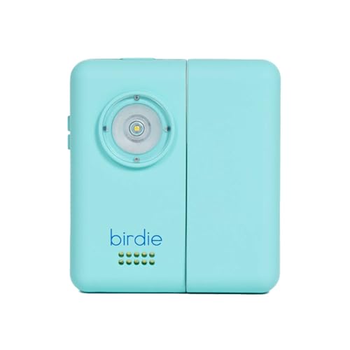She's Birdie - The Original Personal Safety Door Alarm for Travel, at Home, or Window Security - Portable, Loud Siren, Flashing Light Alert + Built in Flashlight, Rechargeable, Rental Safe (Aqua)