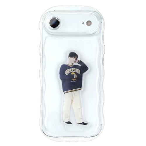 【アクスタが入る】竹下工房 スマホケース iPhone 用 《SNSで話題》シャカシャカケース スマホケース うねうね ウェーブ クリアケース