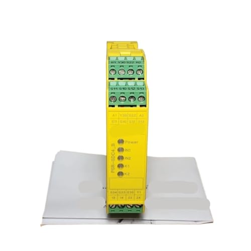 Relais de sécurité PSR-SCP-24DC/SDC4/2X1/B avec diagnostic par LED pour protection des opérateurs