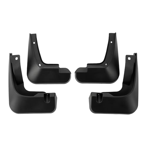 X AUTOHAUX 1set Front and Rear Mud Flaps Splash Guards Mud Guards for Audi A1(Hatchback) 2016-2018 W/Mount Accessories