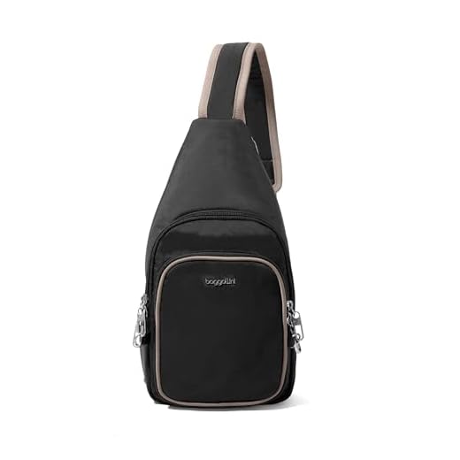 Secure Travel Sling Bag with Locking Zippers