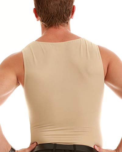 Insta Slim Mens Slimming Compression Muscle Tank Top Body Shaper Abdomen Control Undershirt (Nude-2Xl) #TOP2