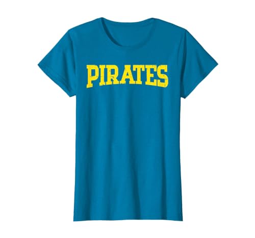 Pirates Vintage Buccaneer Sea Crew Costume Men Women Kids T-Shirt, Women, Sapphire Blue, 3X-Large