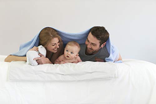 Just Born Boys And Girls Newborn Infant Baby Toddler Nursery Sateen Cotton Bedding Fitted Crib Sheet, Navy/Blue/Beige Stripes, One Size #TOP7