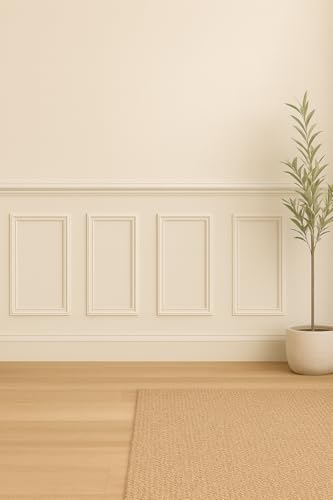 Image of Ekena Millwork PNL08X16AS-01 8 inchW x 16 inchH x 1 /2 inchP Ashford Molded Classic Wainscot Wall Panel