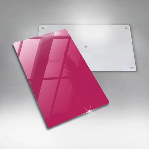 Planche à découper induction 30x52 cm Wallfluent rose pour protection plaque de cuisson - 6