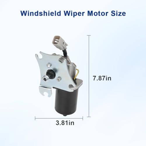 Image of Front Windshield Wiper Motor Compatible with Toyota Corolla 93-97