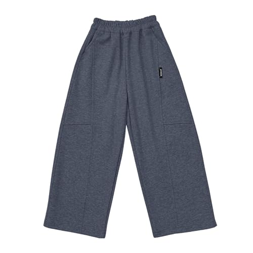 Teen Girls Wide Leg Sweatpants Fleece High Waisted Baggy Pants Drawstring Athletic Joggers Boys Fall Winter Pants2