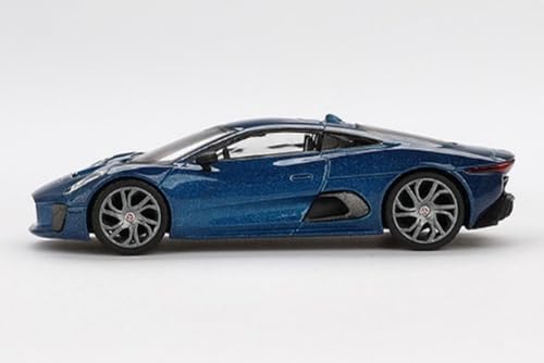 Mini GT 1/64 Jaguar C-X75 Azul miniatura 3