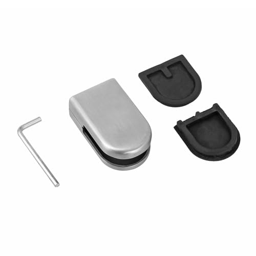 Abrazaderas de vidrio 304 Anhoer de 10-12 mm con acabado cepillado para escalera 7