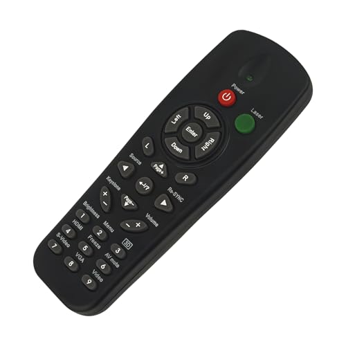 VINABTY Ersatz Projektor Fernbedienung Passend für Optoma EH320UST. EP774. EW762. DX612. EH1020.EX530. EX540. EX542. EX615. EX762 .EX774N .GT700. GT720 HD.EP620. EP720.ES520. EW615