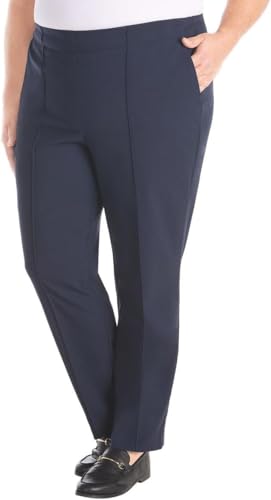 Image of Hilary Radley Women's Ponte Pull-On Mid Rise Slim Leg Pants