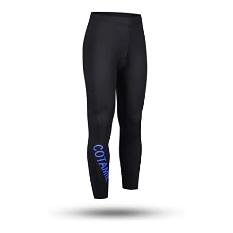 Kounga Cotamil Padded Road Cycling Tights Men Padded Cycling Tights - Black, Small Cover