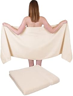 Betz 2 sztuki ręczników do sauny XXL, ręcznik kąpielowy, ręcznik plażowy, ręcznik do sauny, ręcznik wysokiej jakości, frotte, 100% bawełna, rozmiar 70 x 200 cm, kolor szmaragdowa zieleń