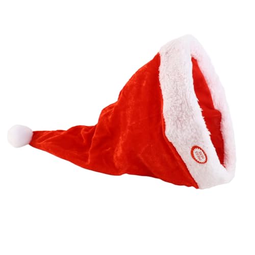 Bewegliche Weihnachtsmütze 21 Qudinip Singende, Tanzende Weihnachtsmütze, Elektrische Schaukel,...
