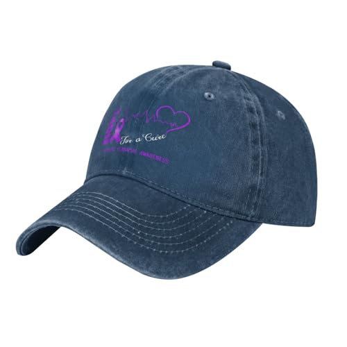 JFJFNMF Hope for A Cure Migraine Headache Awareness Baseball Cap
