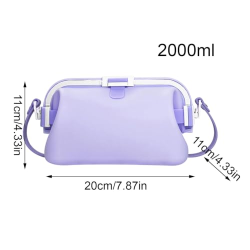 Bolsa de silicona impermeable de 1000 ml con estructura resistente para deporte x2 2