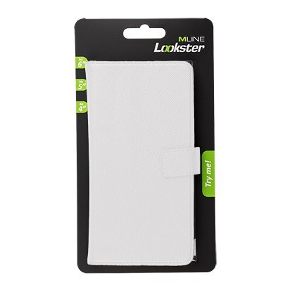 Mline Lookster HLOOKSTER6WH Book-Case Universal up to 6 Inches White