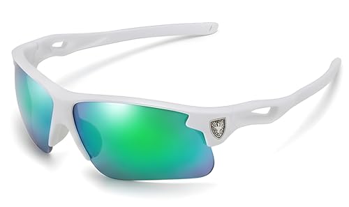 Image of Roshfort Sports Non Polorized Sunglasses UV Protection Sunglass for Men & Women Cycling Running Driving Fishing Multi Shade Glasses ITALIC (Size -Medium)