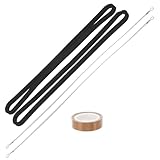 UKCOCO Kit de Repuesto para Sellador Térmico con Cable Calentador y Cinta Selladora Continua Compatible con Envasadora al Vacío Incluye Alambre Calefactor Cinta sin Color Color Aleatorio