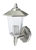 Kein Leuchtmittel enthalten Außenlampe Wandlampe Außenleuchte Edelstahl Außenbeleuchtung LED Bewegungsmelder (Wandlampe Phobos)