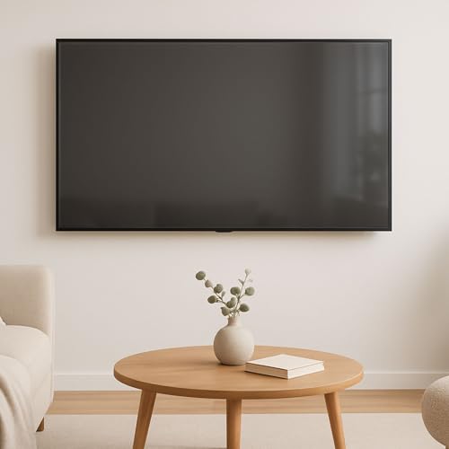 Image of RISSACHI Wall Mount TV Stand | Universal TV Stand Wall with VESA Mount for 14 to 42 Inch TVs | Space-Saving & Adjustable Bracket