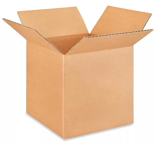 Small Cube Moving &amp; Shipping Boxes 7"L x 7"W x 7"H (25-Pack) - Extra Strength 200 lb vs Regular - Corrugated Packing Boxes for Moving - Heavy Duty Moving Box - Packaging Box by IDL Packaging