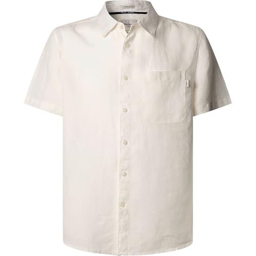 Pepe Jeans Amaro Chemise, Blanc (Blanc), M Homme