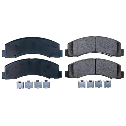 Image of PowerStop Front Brake Pads for Ford Expedition 2021 | Lincoln Navigator 2021-22 - Z17 Ceramic Brake Pads with Installation Hardware, 17-2087N