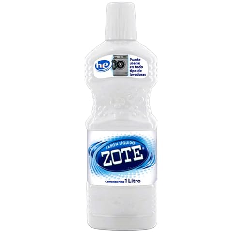 ZOTE DETERGENTE LIQUIDO WHITE 1L (33.81 floz) jabon