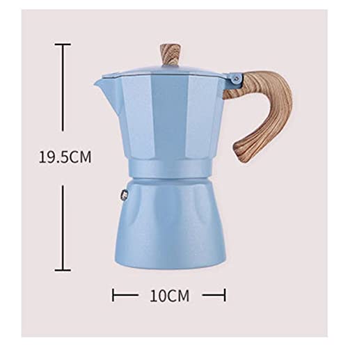 Image of Coffee Maker Coffee Machine Aluminum Mocha Coffee Percolation Pot Coffee Machine Mocha Pot Coffee Pot (Color : Pink)
