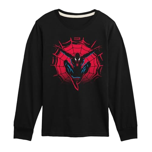 Marvel Spider-Man - Silhouette - Toddler and Youth Long Sleeve Graphic T-Shirt