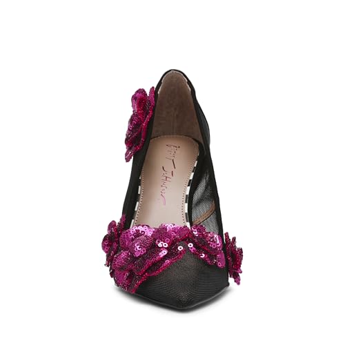 Betsey Johnson Womens Rossa Embellished Mesh Pumps2