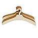 Amagogo 10 Pièces Cintres pour Bébé Fille Poupée Cintre Vêtements Accessoires, Couleur Bois
