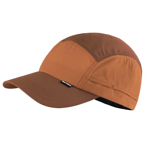 Image of Quick Dry Running Hat Adjustable Cooling Baseball Hat Breathable Sport Cap Reflective UPF 50+ Run Hats for Womens Men