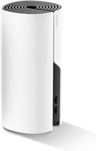 TP Link Deco M4 (1 Pack) – AC1200 Router, WiFi Repeater, Smart Mesh WiFi, Dual Band 2.4Ghz/GHz up to 140 m², 2 x Gigabit Ports, up to 100 Devices, for Xiaomi Mi Box